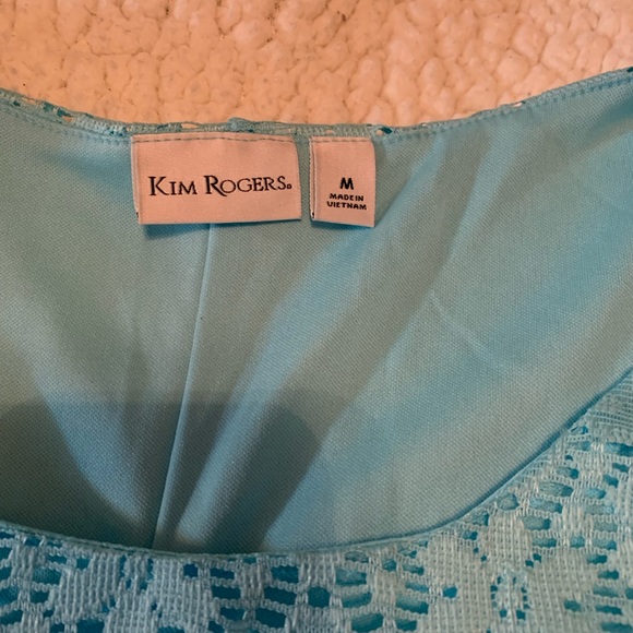 Blue lace dress - Picture 2 of 2